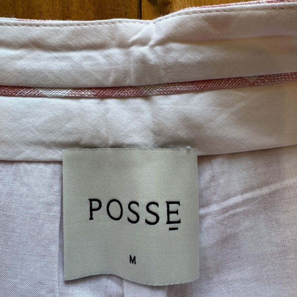 Posse Pink Gingham High Waist Shorts - Picture 4 of 10